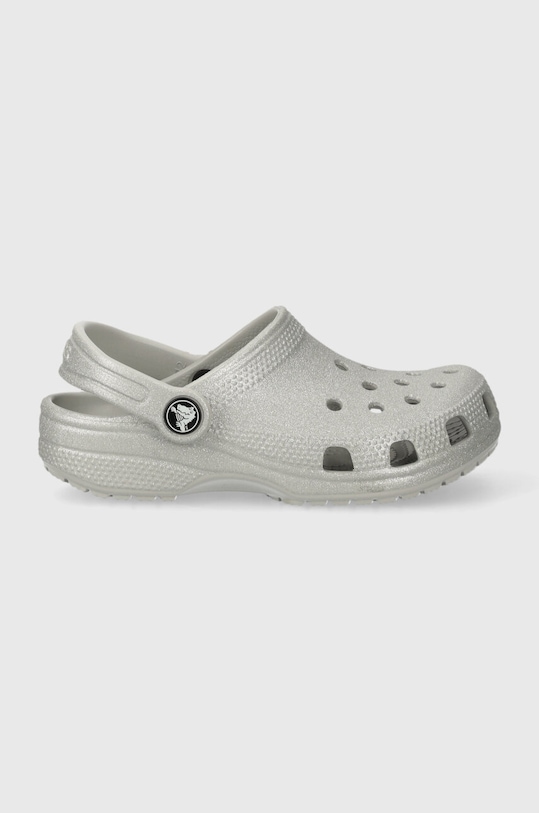 Παιδικές παντόφλες Crocs CLASSIC GLITTER CLOG 206993.CROCS.CLASSIC.GL γκρί SS24