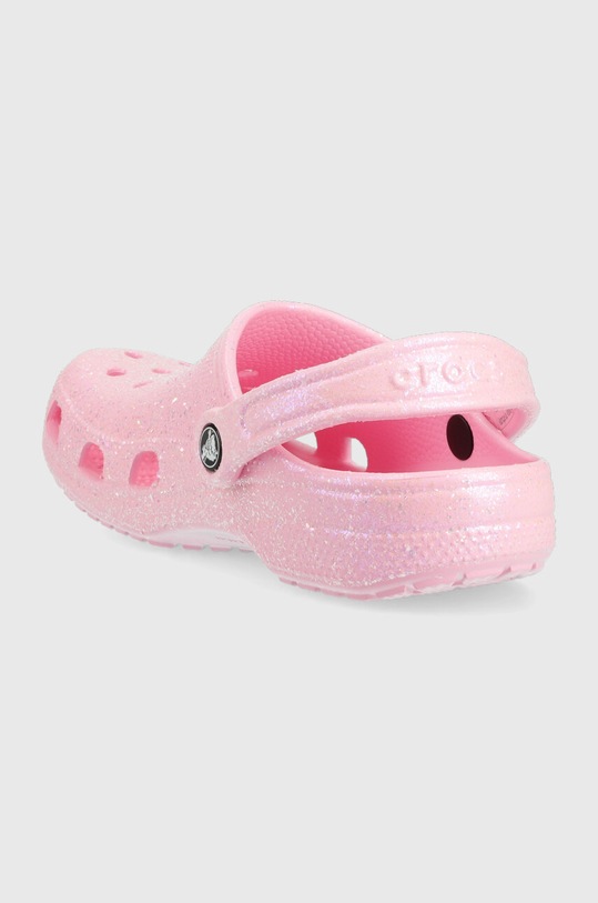 Fete Crocs slapi copii CLASSIC GLITTER CLOG 206993.CROCS.CLASSIC.GL roz