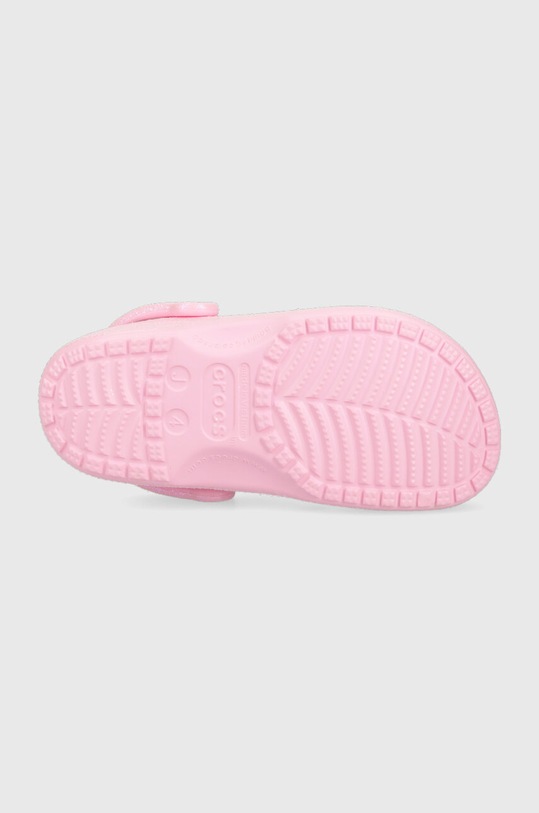 Crocs slapi copii CLASSIC GLITTER CLOG 206993.CROCS.CLASSIC.GL roz