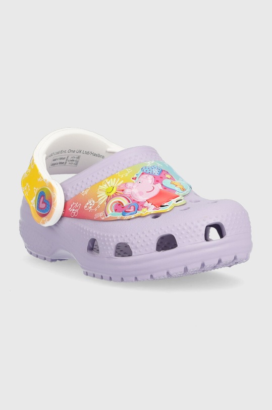 Dětské pantofle Crocs Pepppa Pig 207915.CROCS.CROCSIC.FL fialová SS23