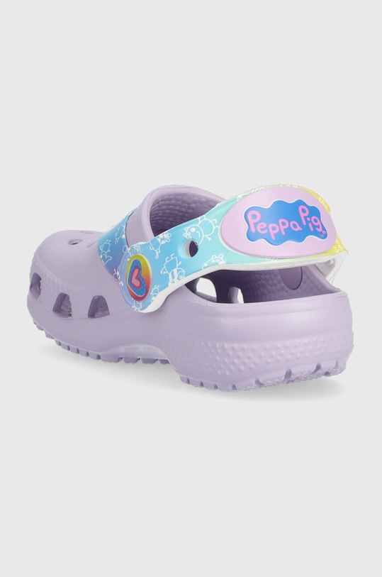 DÍVKA Dětské pantofle Crocs Pepppa Pig 207915.CROCS.CROCSIC.FL fialová