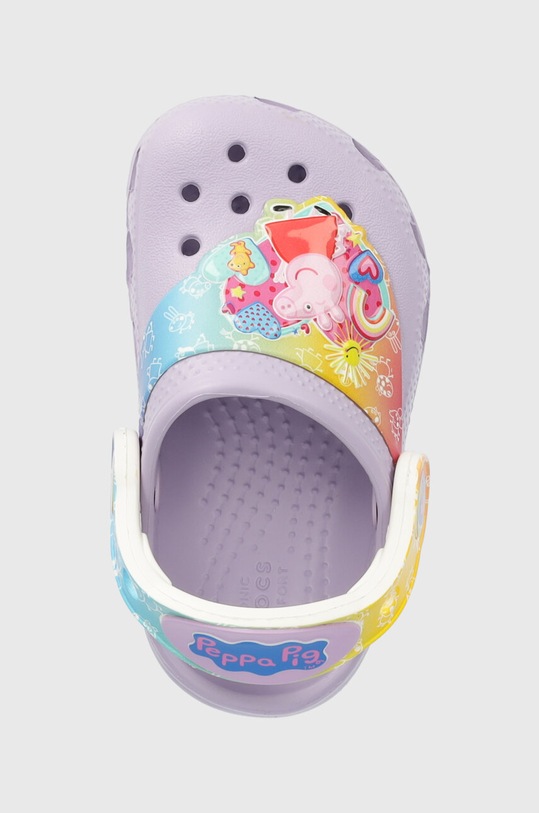 Dětské pantofle Crocs Pepppa Pig fialová 207915.CROCS.CROCSIC.FL