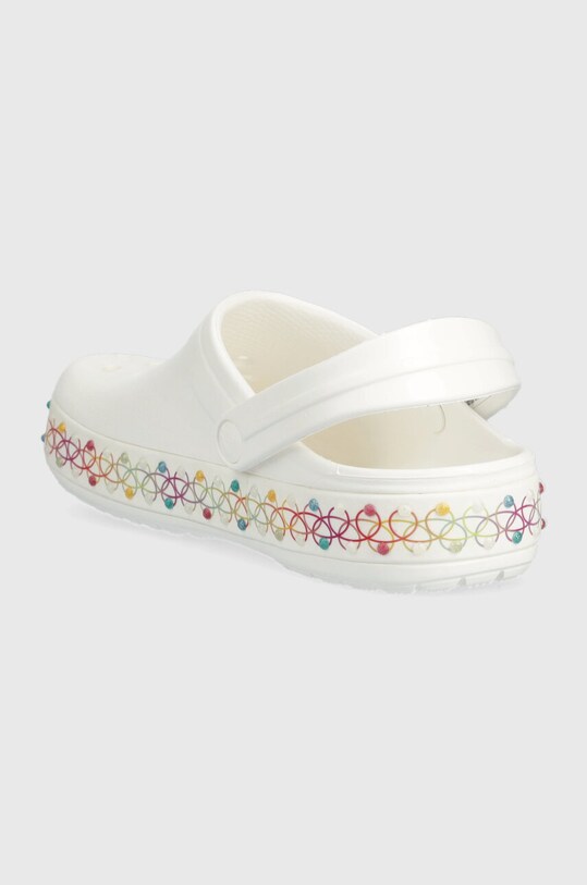 DÍVKA Dětské pantofle Crocs 208269.CROCS.CROCBAND.S bílá