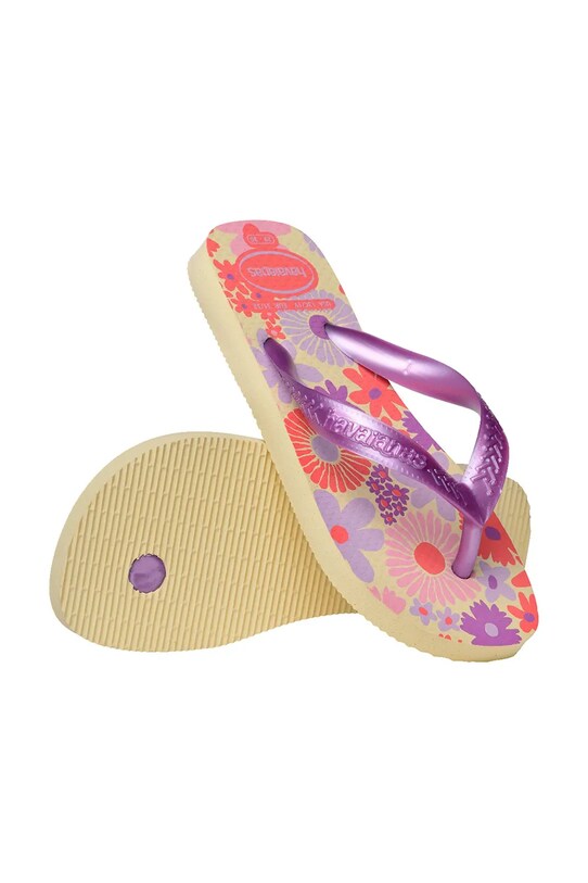 Παιδικές σαγιονάρες Havaianas FLORES μωβ 4000052