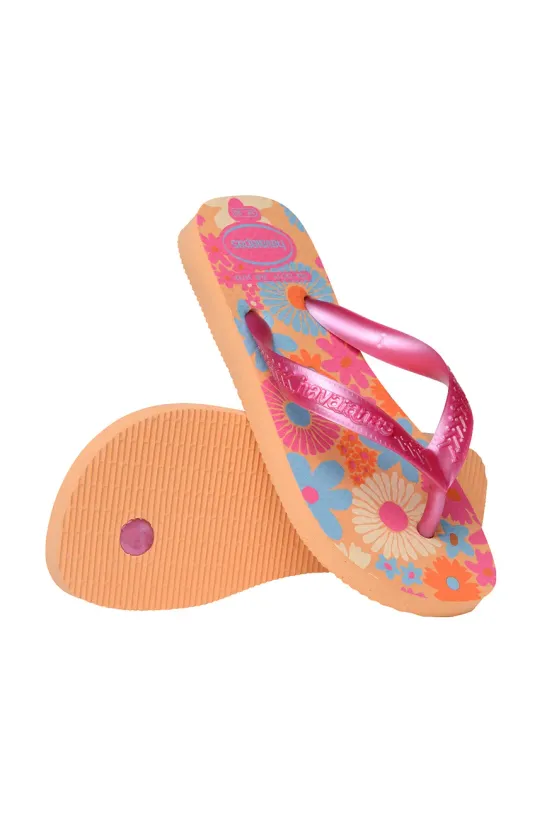 Παιδικές σαγιονάρες Havaianas FLORES ροζ 4000052