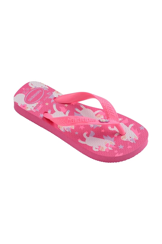 Dziewczynka Havaianas japonki dziecięce FANTASY 4103405 różowy