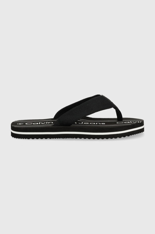 Calvin Klein Jeans infradito per bambini nero V3X8.80624.28.34
