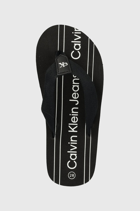 Calvin Klein Jeans japonki dziecięce czarny V3X8.80624.28.34