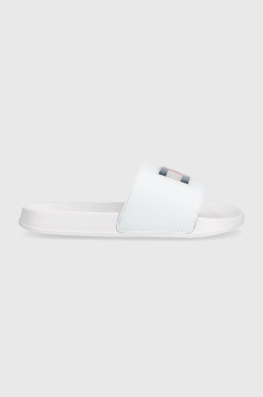 Tommy Hilfiger klapki dziecięce imitacja skóry licowej biały T3B0.32930.30.34