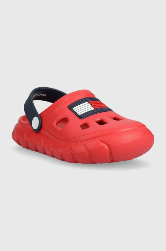 Tommy Hilfiger klapki dziecięce T3X2.32915.30.38 czerwony SS23