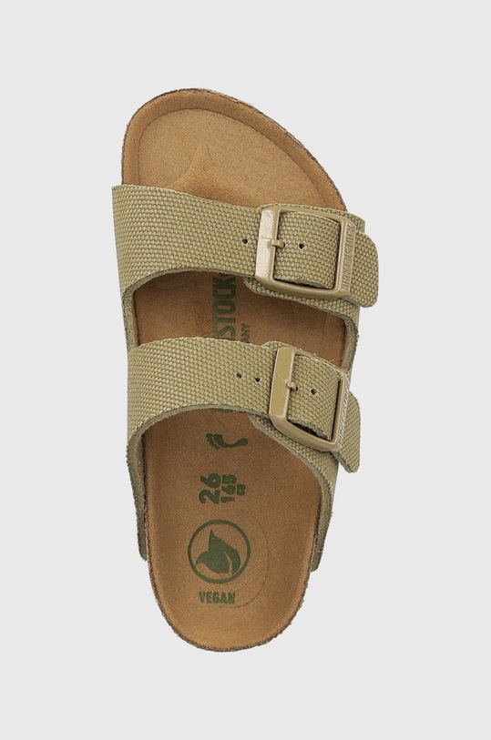 Birkenstock klapki dziecięce Arizona zielony 1024306