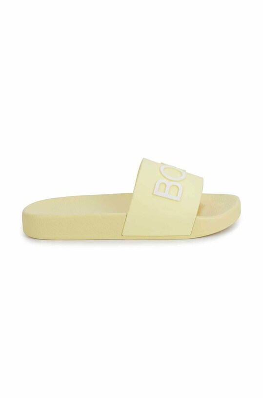 Dětské pantofle BOSS J29325.36.41 žlutá SS23