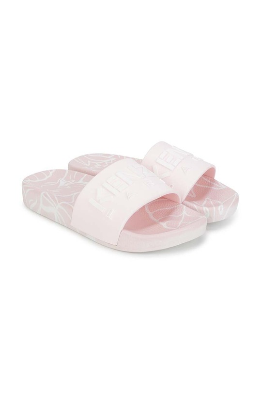 Kenzo Kids klapki dziecięce różowy K59067