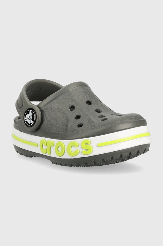Παιδικές παντόφλες Crocs 207018.CROCS.BAYABAND.K γκρί SS23