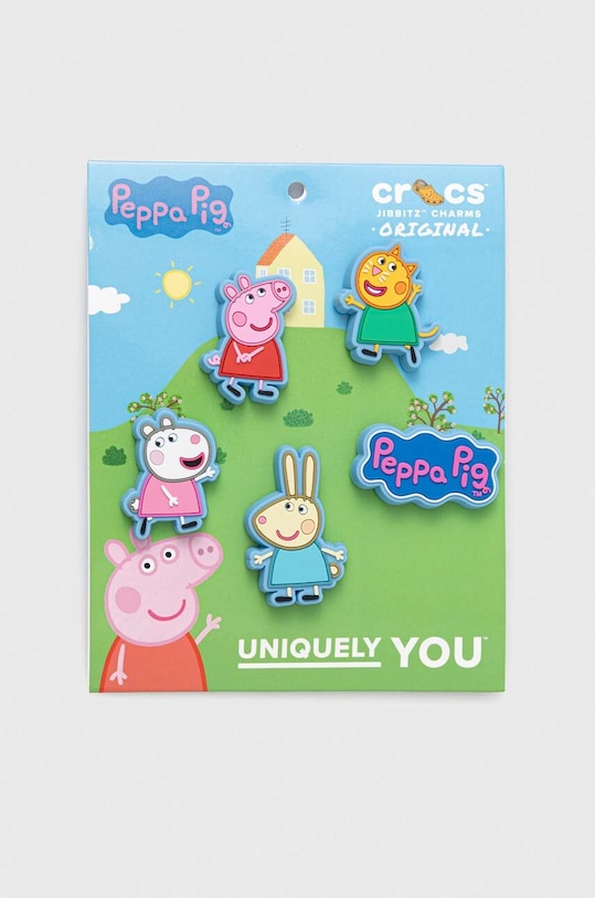 Crocs butoane pentru incaltaminte 5-pack Personaje de basm multicolor Peppa.Pig.5.Pack