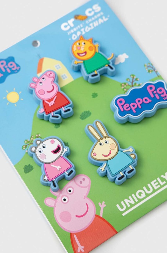 Bedževi za obuću Crocs 5-pack Peppa.Pig.5.Pack šarena SS23