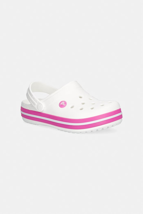 Crocs klapki dziecięce CROCBAND KIDS CLOG biały 207006.CROCS.CROCBAND.K
