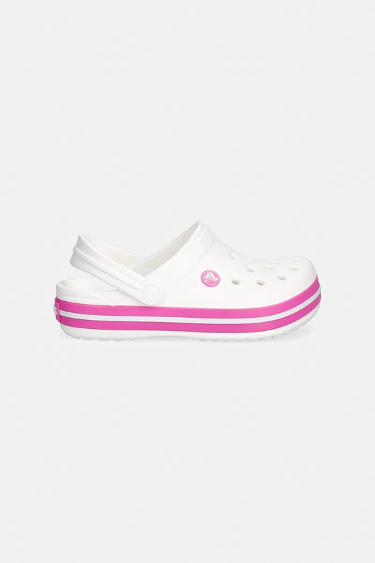 Crocs klapki dziecięce CROCBAND KIDS CLOG 207006.CROCS.CROCBAND.K biały SS26