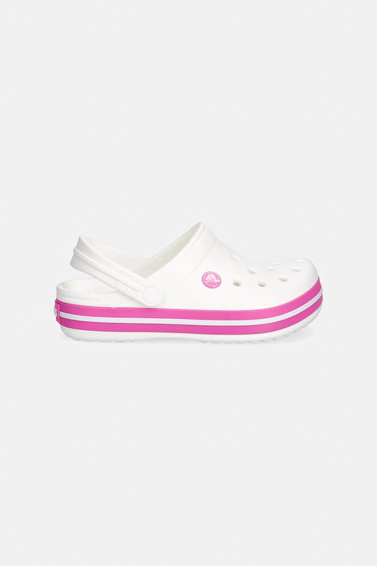 Crocs klapki dziecięce CROCBAND KIDS CLOG 207006.CROCS.CROCBAND.K biały SS26