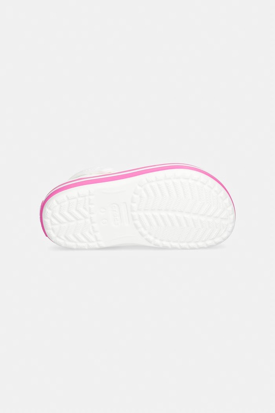 Crocs klapki dziecięce CROCBAND KIDS CLOG 207006.CROCS.CROCBAND.K biały