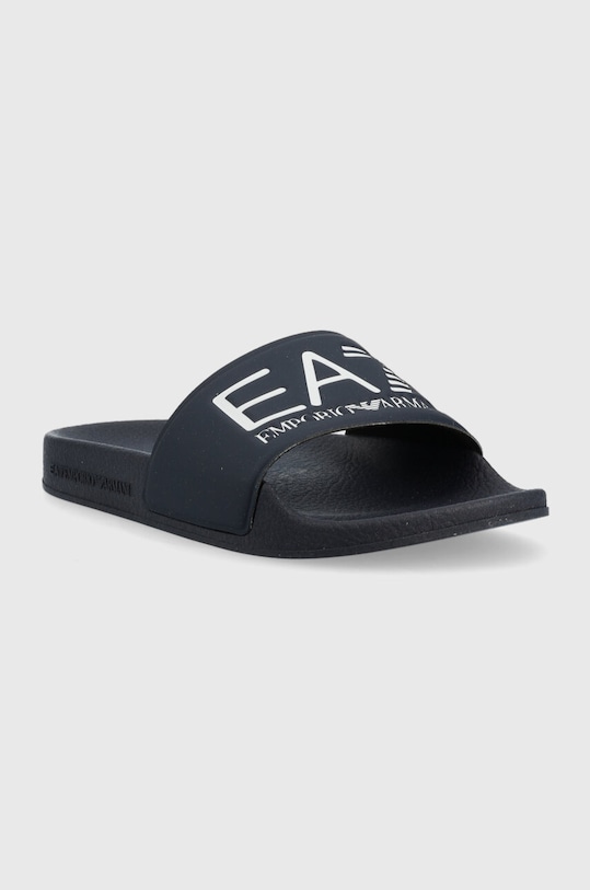 Detské šľapky EA7 Emporio Armani XSPS10 tmavomodrá SS23