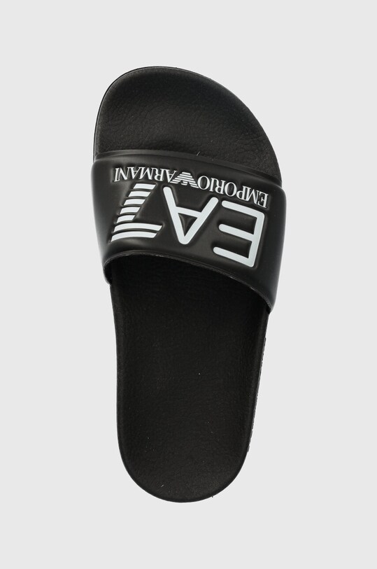 EA7 Emporio Armani klapki dziecięce czarny XSPS10
