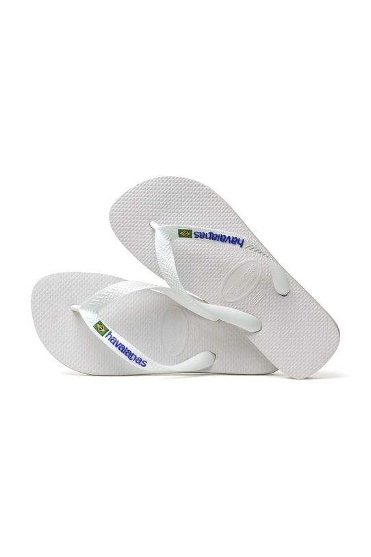 Havaianas slapi copii BRASIL LOGO alb 4110850.27.32