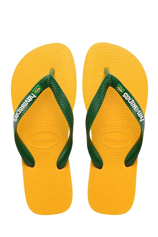 Дитячі в'єтнамки Havaianas BRASIL LOGO жовтий 4110850.27.32