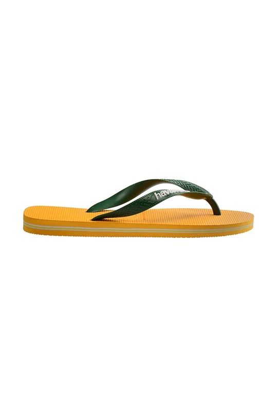 Chłopiec Havaianas japonki dziecięce BRASIL LOGO 4110850.27.32 żółty