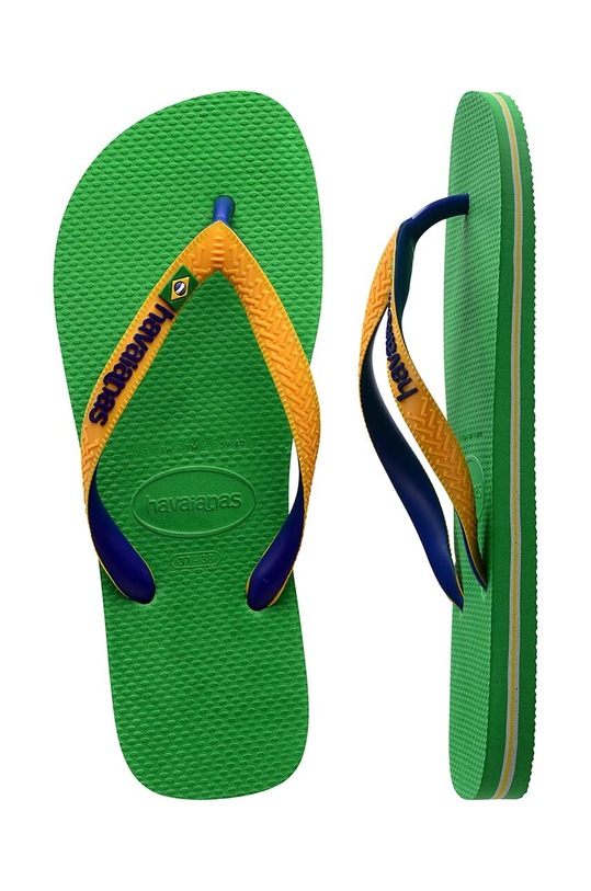 Havaianas japonki dziecięce BRASIL MIX 4123206.33.36 zielony