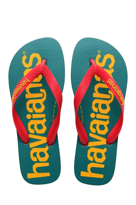 Havaianas japonki dziecięce LOGOMANIA turkusowy 4145741.27.32