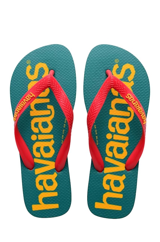 Havaianas japonki dziecięce LOGOMANIA turkusowy 4145741.27.32