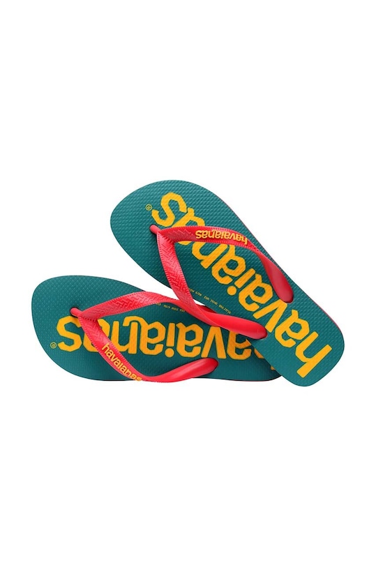 Havaianas japonki dziecięce LOGOMANIA turkusowy 4145741.27.32