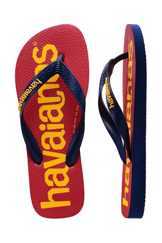 Havaianas japonki dziecięce LOGOMANIA 4145741.27.32 bordowy