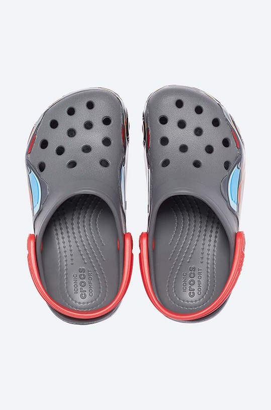 Chłopiec Crocs klapki dziecięce FL Truck Band Clog 207074.SLATE szary