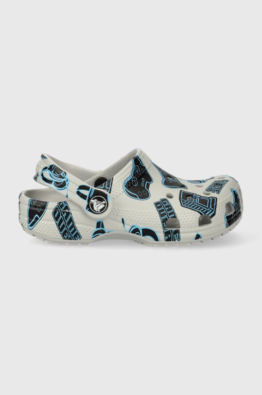 Crocs klapki dziecięce CLASSIC GAME OVER CLOG 208766.1F szary SS23