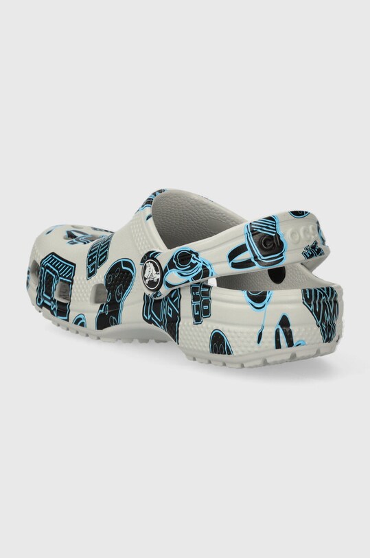 Crocs klapki dziecięce CLASSIC GAME OVER CLOG szary 208766.1F