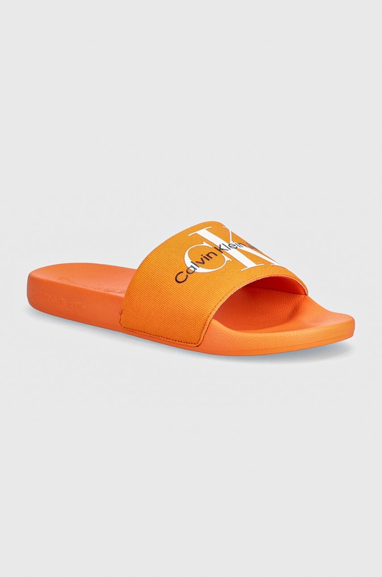Шлепанцы Calvin Klein Jeans SLIDE MONOGRAM CO оранжевый YM0YM00061