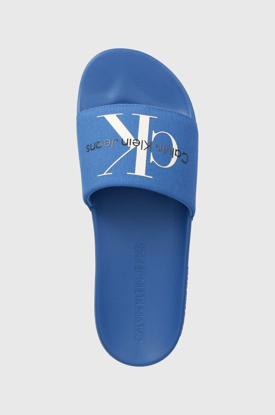 Calvin Klein Jeans papucs SLIDE MONOGRAM CO kék YM0YM00061