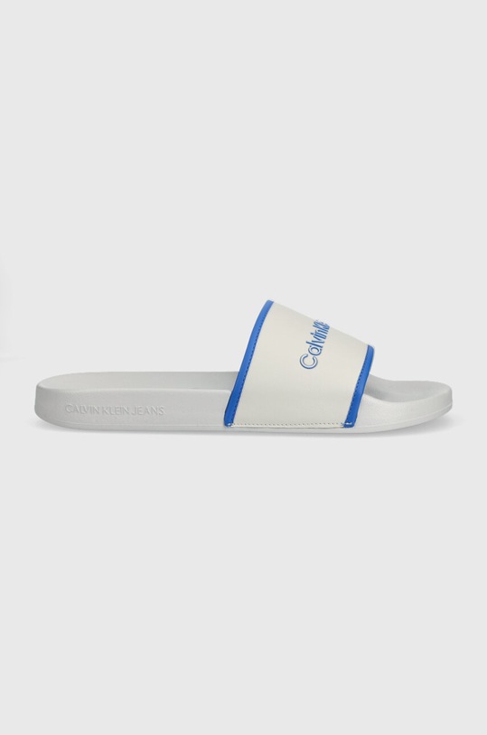 Calvin Klein Jeans klapki SLIDE INSTITUTIONAL szary YM0YM00360