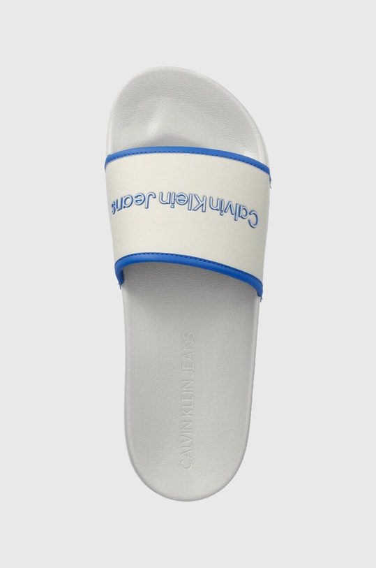 Calvin Klein Jeans klapki SLIDE INSTITUTIONAL szary YM0YM00360