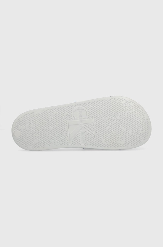Calvin Klein Jeans klapki SLIDE INSTITUTIONAL YM0YM00360 szary