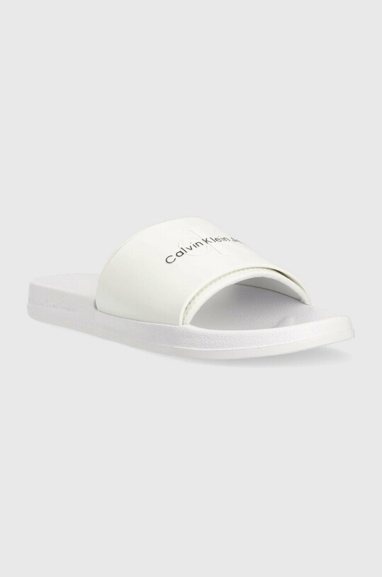 Шльопанці Calvin Klein Jeans SLIDE MONOGRAM TPU YM0YM00361 білий SS25