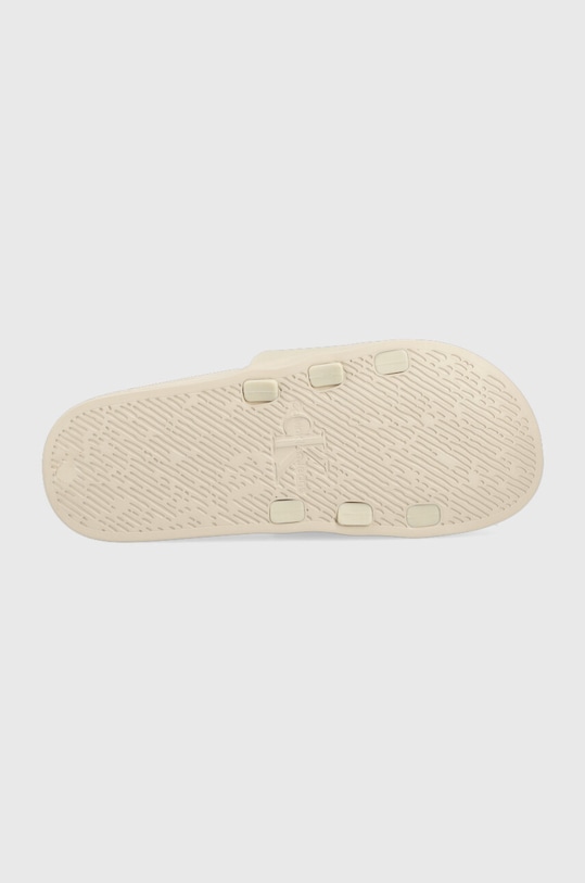 Calvin Klein Jeans klapki SLIDE MONOGRAM TPU YM0YM00361 beżowy