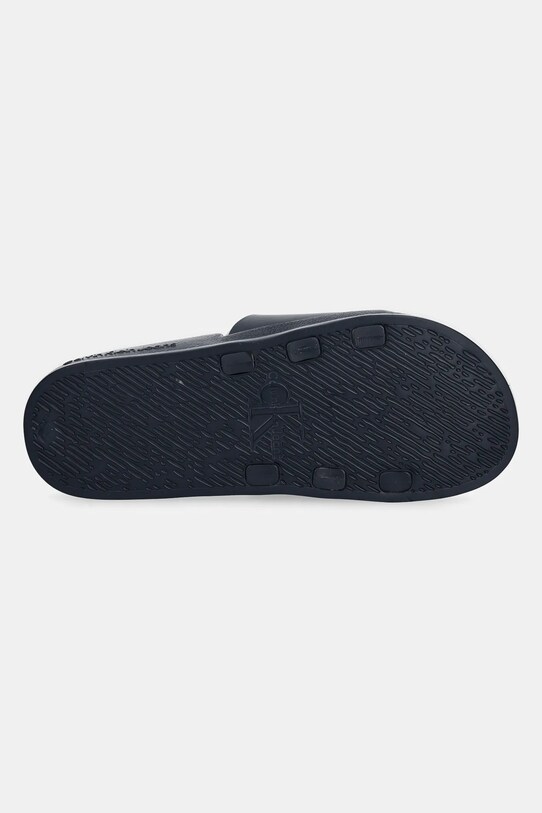 Šľapky Calvin Klein Jeans SLIDE MONOGRAM TPU YM0YM00361 tmavomodrá