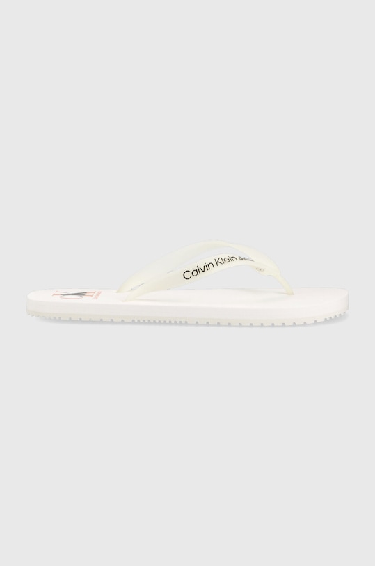Calvin Klein Jeans japonki BEACH SANDAL AOP biały YM0YM00656