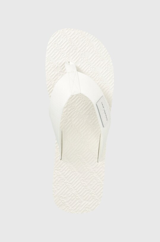 Japonke Calvin Klein Jeans BEACH SANDAL WOVEN PATCH bela YM0YM00657