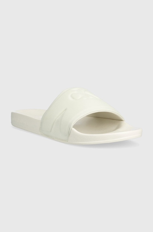 Calvin Klein Jeans klapki SLIDE HIGH/LOW FREQUENCY YM0YM00661 biały SS23