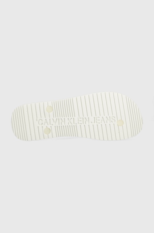 Calvin Klein Jeans slapi BEACH SANDAL MONOGRAM TPU YM0YM00838 alb