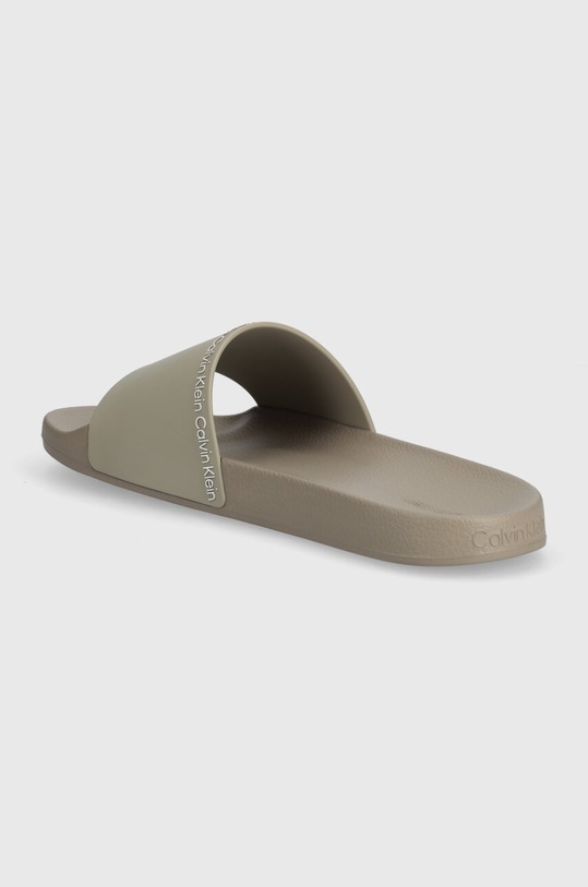 Παπούτσια Παντόφλες Calvin Klein POOL SLIDE RUBBER HM0HM00981 μπεζ